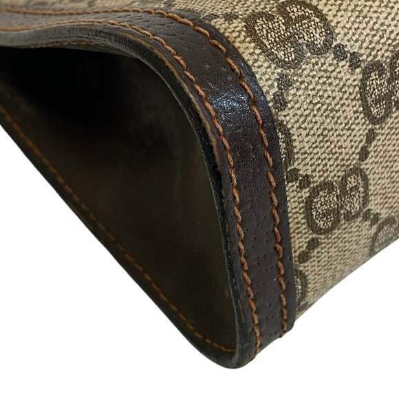 GUCCI Sherry Line GG Clutch Bag/Second Bag, Brown, Unisex - Picture 3 of 13